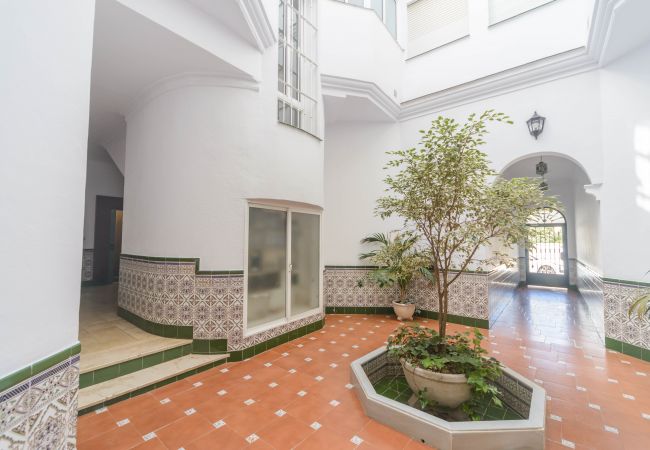 Recepción de este apartamento en Mijas Costa 