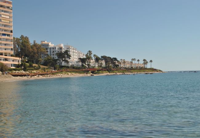 Playa cercana de este apartamento en Mijas Costa 