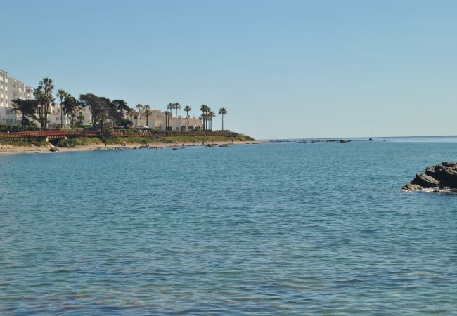 Playa cercana de este apartamento en Mijas Costa 