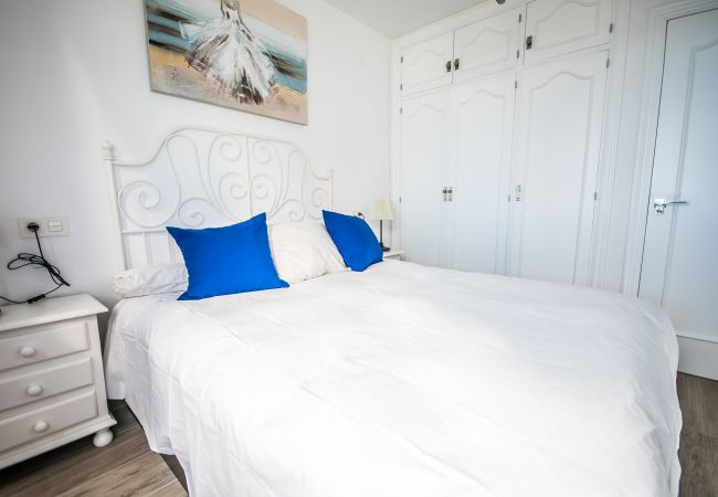 Dormitorio de este apartamento en Mijas Costa