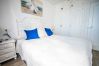 Dormitorio de este apartamento en Mijas Costa