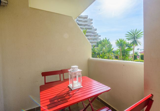 Terraza de este apartamento en Benalmádena