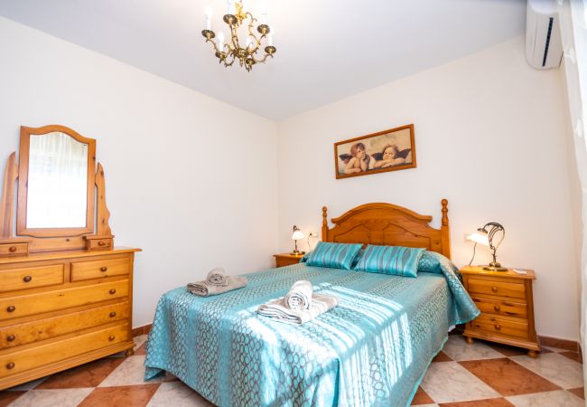 Dormitorio de esta finca en Alhaurín el Grande