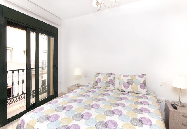 Dormitorio de este apartamento en Fuengirola