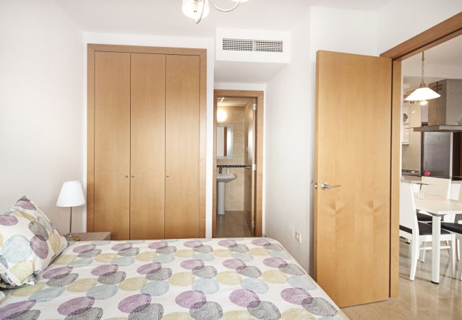 Dormitorio de este apartamento en Fuengirola