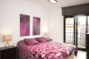 Dormitorio de este apartamento en Fuengirola