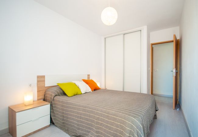 Dormitorio de este apartamento en Benalmádena