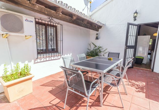 Terraza de esta casa rural en Alhaurín el Grande