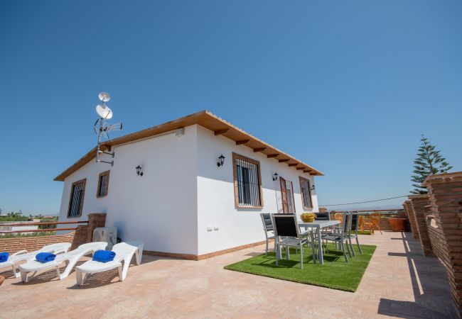 Terraza de esta villa en Alhaurín el Grande