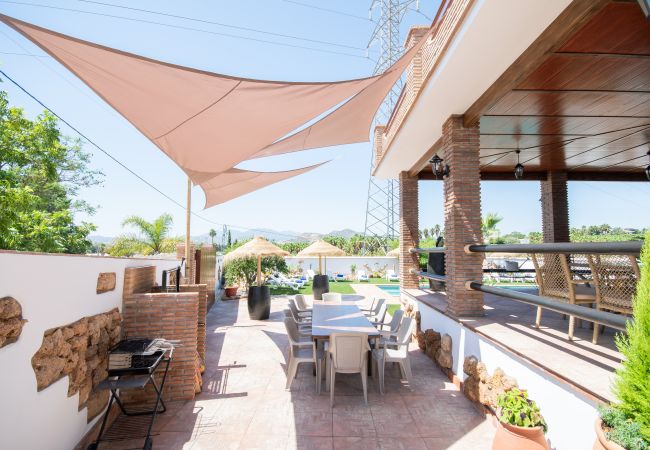 Terraza de esta villa en Alhaurín el Grande