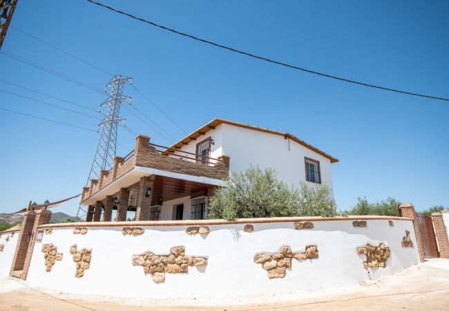 Terraza de esta villa en Alhaurín el Grande