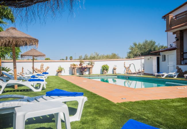 Jardín de esta casa rural en Alhaurín el Grande