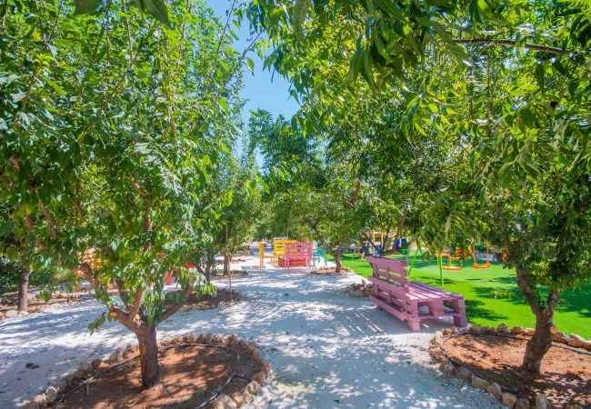 Jardín de esta villa en Alhaurín el Grande