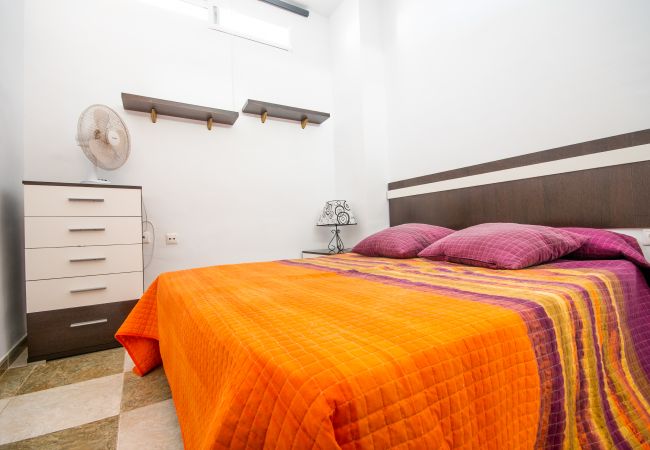 Dormitorio que tiene este apartamento en Fuengirola