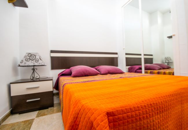 Dormitorio que tiene este apartamento en Fuengirola