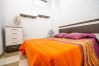 Dormitorio que tiene este apartamento en Fuengirola