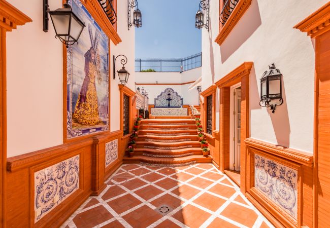 Terraza de esta casa de lujo en el centro de Alhaurín el Grande