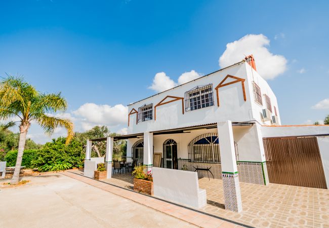 Terraza de esta villa en Alhaurín el Grande