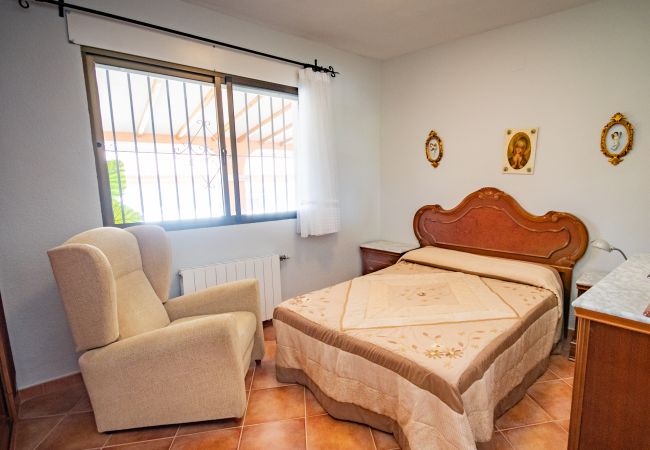 Dormitorio de esta casa de campo en Alhaurín el Grande