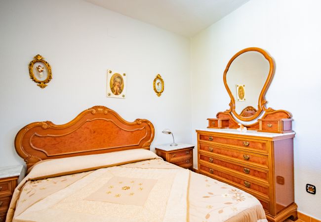 Dormitorio de esta casa de campo en Alhaurín el Grande