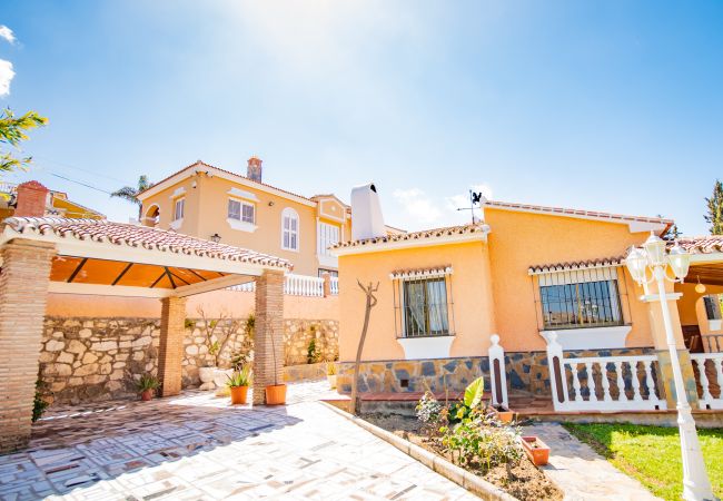 Terraza de esta casa de campo en Alhaurín el Grande