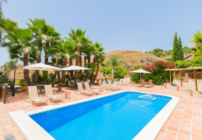 Piscina de este estudio rural en Mijas Pueblo