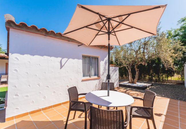 Terraza de esta casa rural en Alhaurín el Grande