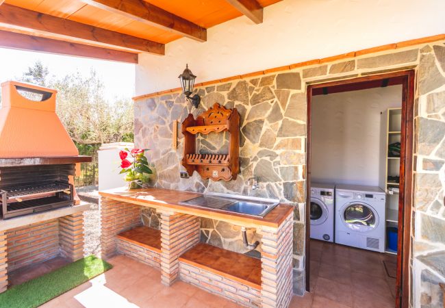 Barbacoa de esta casa rural en Alhaurín el Grande