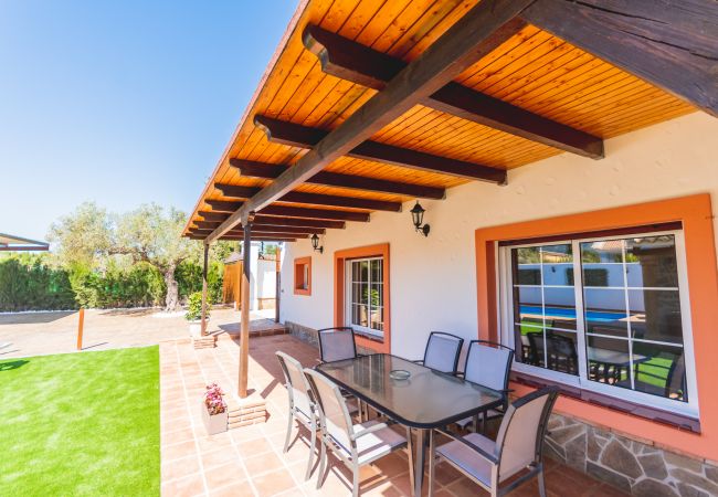 Piscina privada de esta casa rural en Alhaurín el Grande