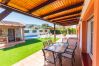 Terraza de esta casa rural en Alhaurín el Grande