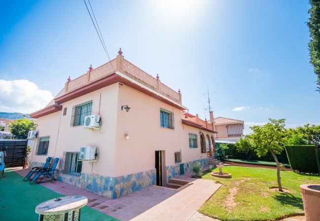 Jardín de esta casa en Alhaurín de la Torre