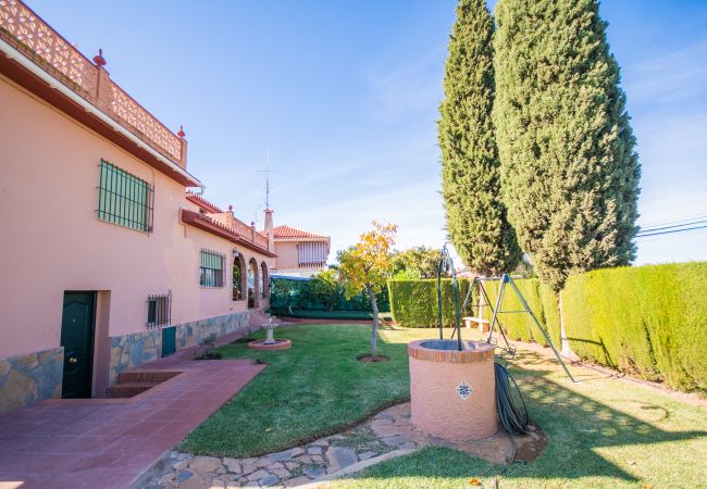 Jardín de esta casa en Alhaurín de la Torre