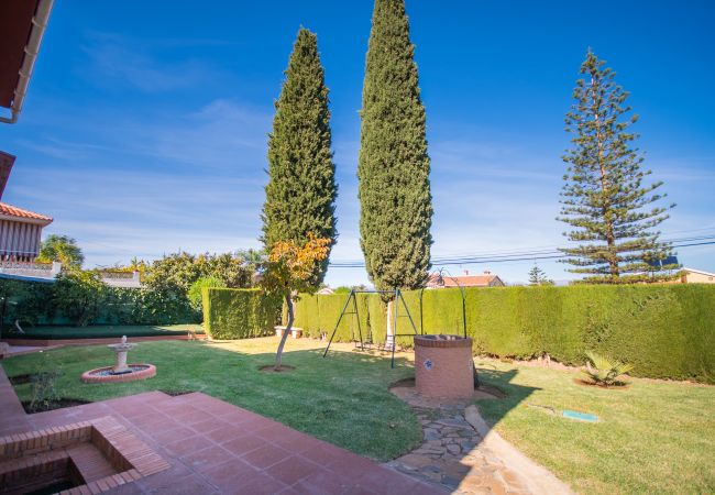 Jardín de esta casa en Alhaurín de la Torre