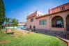 Jardín de esta casa en Alhaurín de la Torre