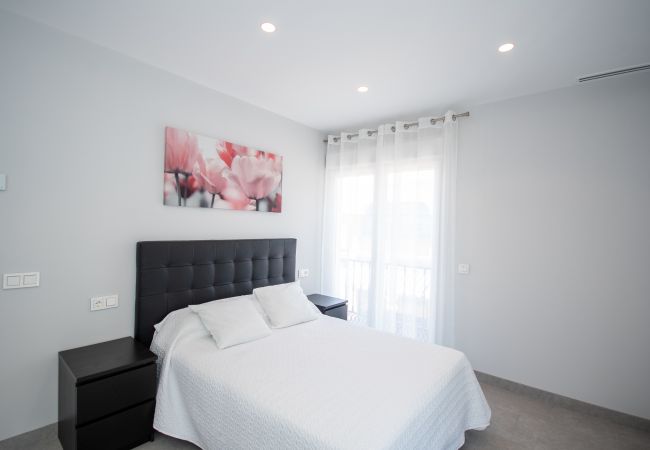 Dormitorio de este apartamento en Benalmádena (Arroyo de la miel)