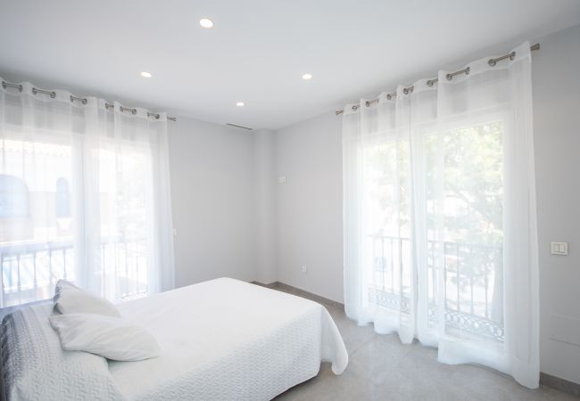 Dormitorio de este apartamento en Benalmádena (Arroyo de la miel)