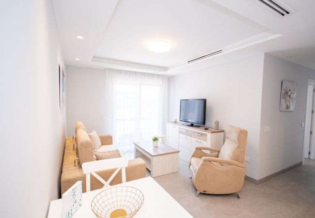 Salón comedor de este apartamento en Benalmádena (Arroyo de la miel)