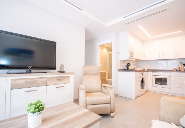 Salón comedor de este apartamento en Benalmádena (Arroyo de la miel)