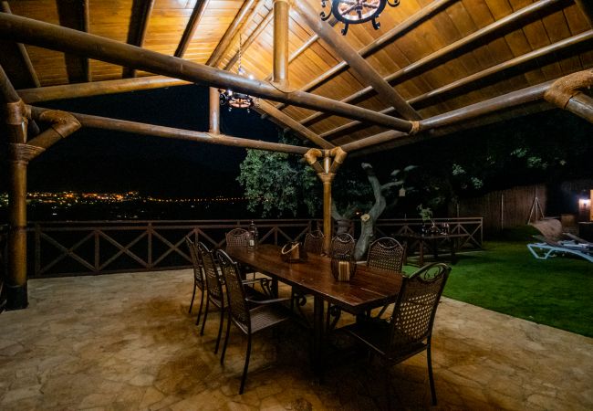 Terraza de esta villa en Alhaurín el Grande