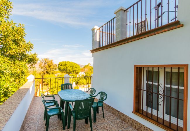 Terraza de esta casa en Alhaurín de la Torre