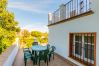 Terraza de esta casa en Alhaurín de la Torre