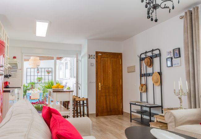 Salón de esta casa rural en la Estación de Cártama