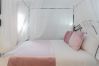 Dormitorio de esta casa rural en la Estación de Cártama