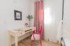 Dormitorio de esta casa rural en la Estación de Cártama