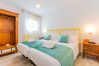 Dormitorio de esta casa rural en la Estación de Cártama