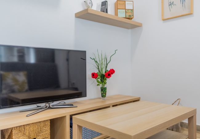 Salón de este apartamento en el Rincón de la Victoria