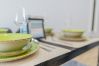 Cocina de este apartamento en el Rincón de la Victoria