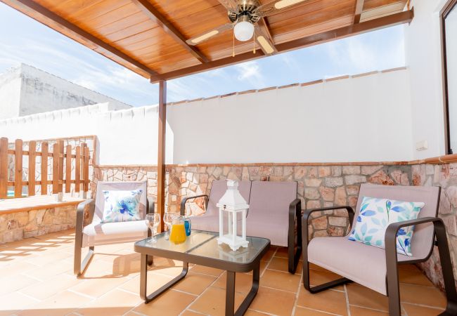 Terraza de esta casa en El Torcal