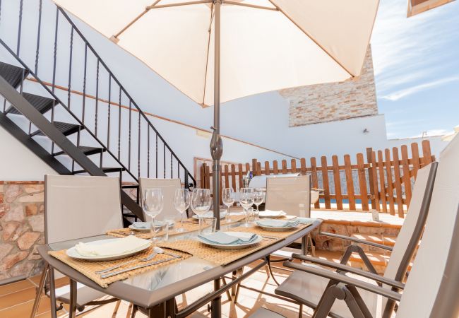 Terraza de esta casa en El Torcal