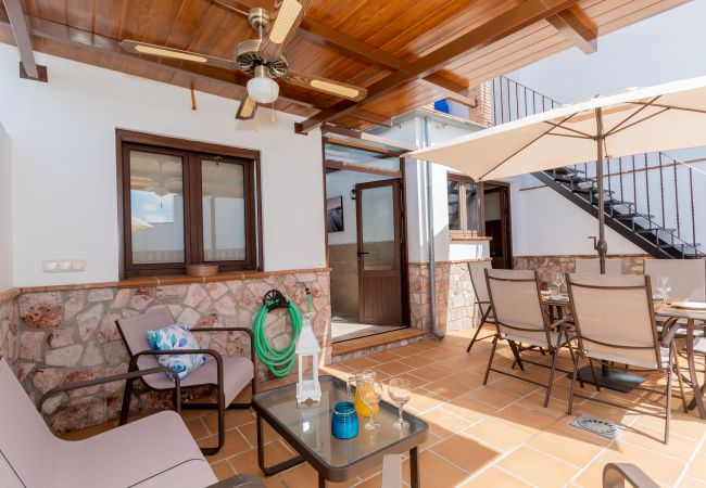 Terraza de esta casa en El Torcal